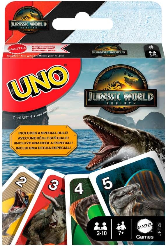 Mattel Games UNO Jurassic World Rebrith