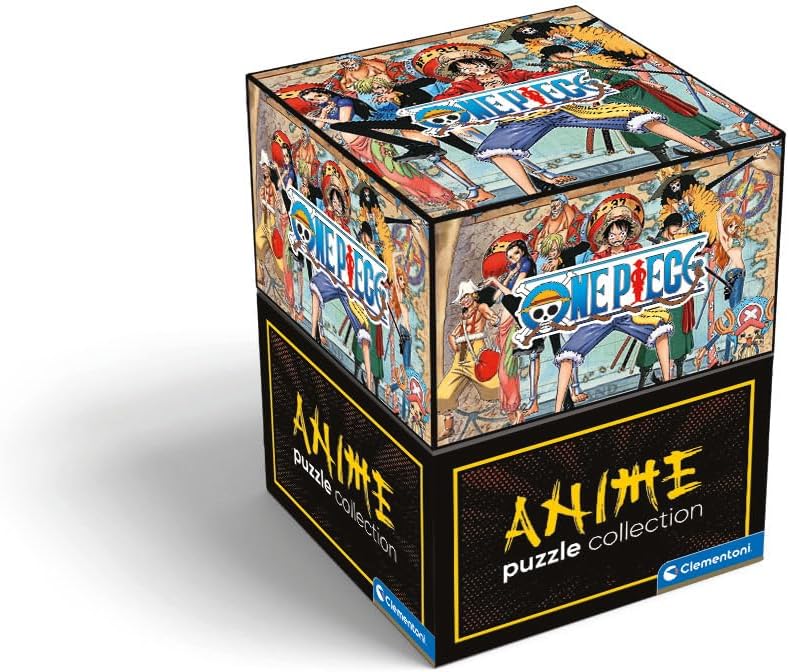Puzzle adulto One Piece 500 peças caixa cubo edição especial
