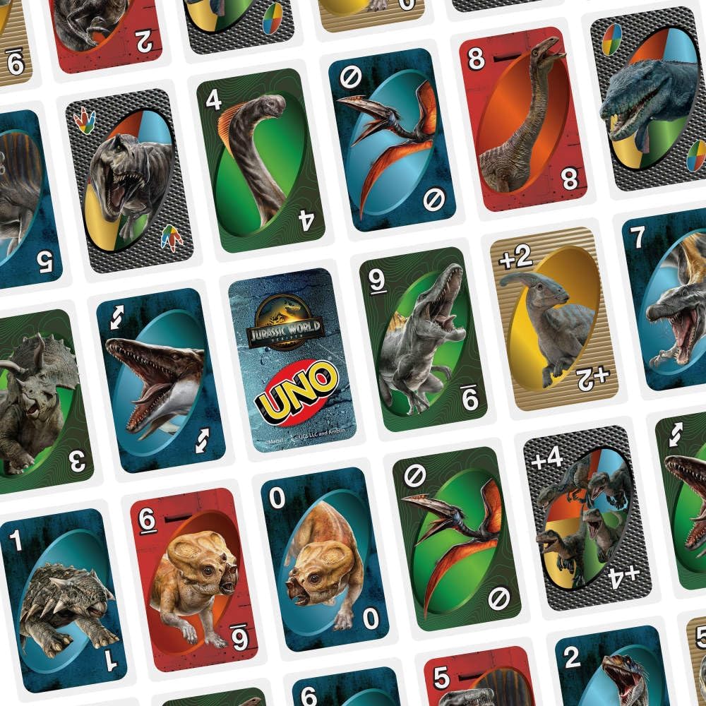 Mattel Games UNO Jurassic World Rebrith
