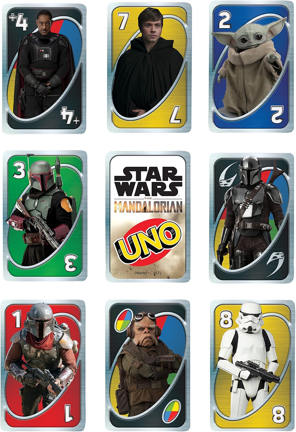 Mattel Games UNO Star Wars Mandalorian