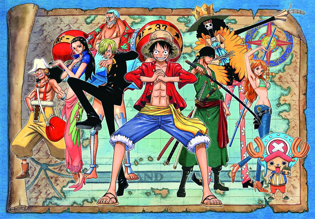 Puzzle adulto One Piece 500 peças caixa cubo edição especial
