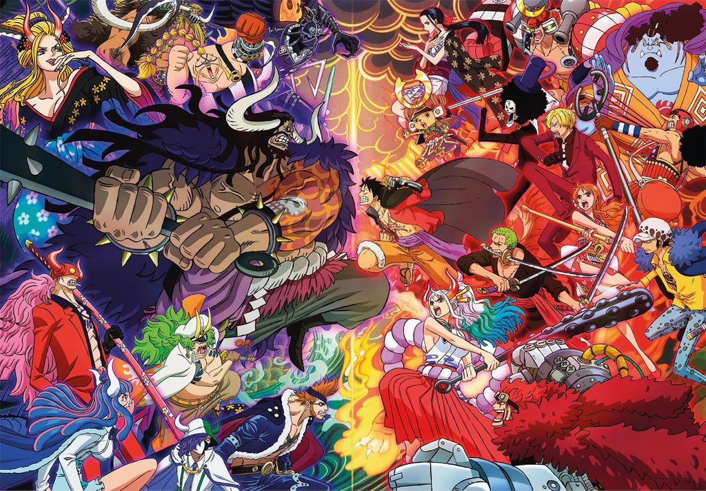 One Piece Puzzle de 1000 peças com póster